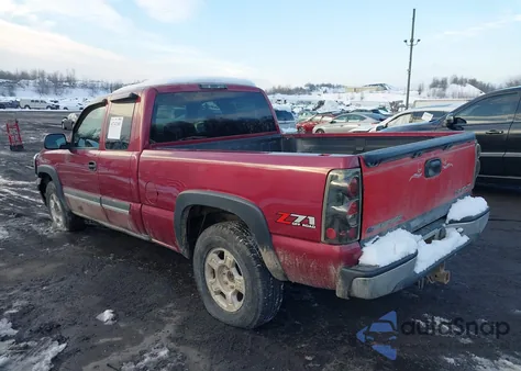 2004 Chevrolet Silverado 1500 Z71 z USA, uszkodzony, nr VIN 2GCEK19T141123870
